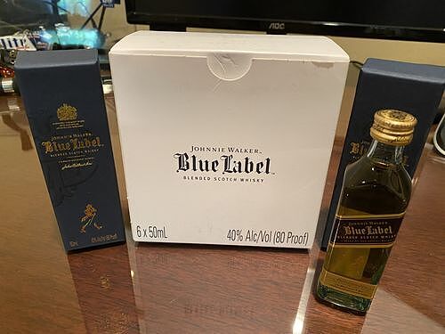 Buy Johnnie Walker Blue Label Scotch Whisky 6 x 50 ml Online