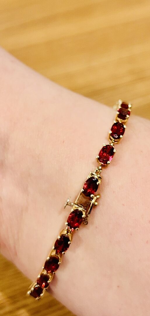 Lovely Garnet Bracelet