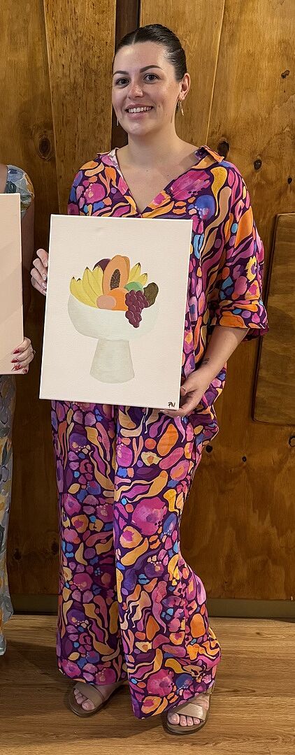 Side Stripe Linen Blend Pants in Black/Cream photo review