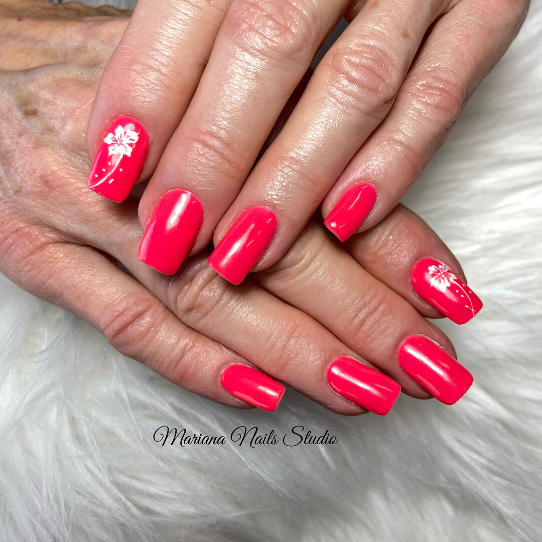 Raspberry Kiss - Neon Red | Soak Off Gel Nail Polish | HEMA-Free