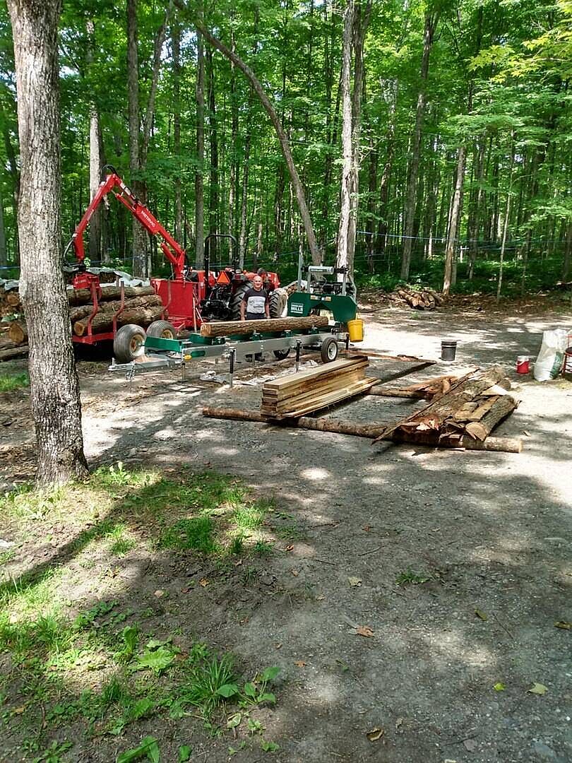 Moulin a scier et déchiqueteuse à bois