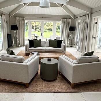 Dipley Oatmeal Fabric Sofa, 3-Seater Brilliant and highly recommend