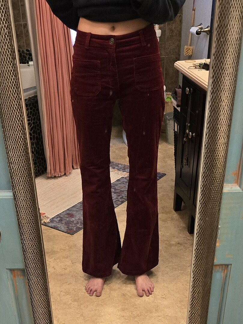 00s archive L.G.B. corduroy flare pants The Tall Perfect Vintage 