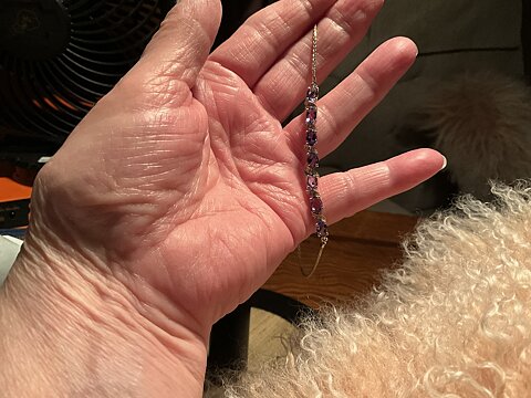 Tanzanite bracelet