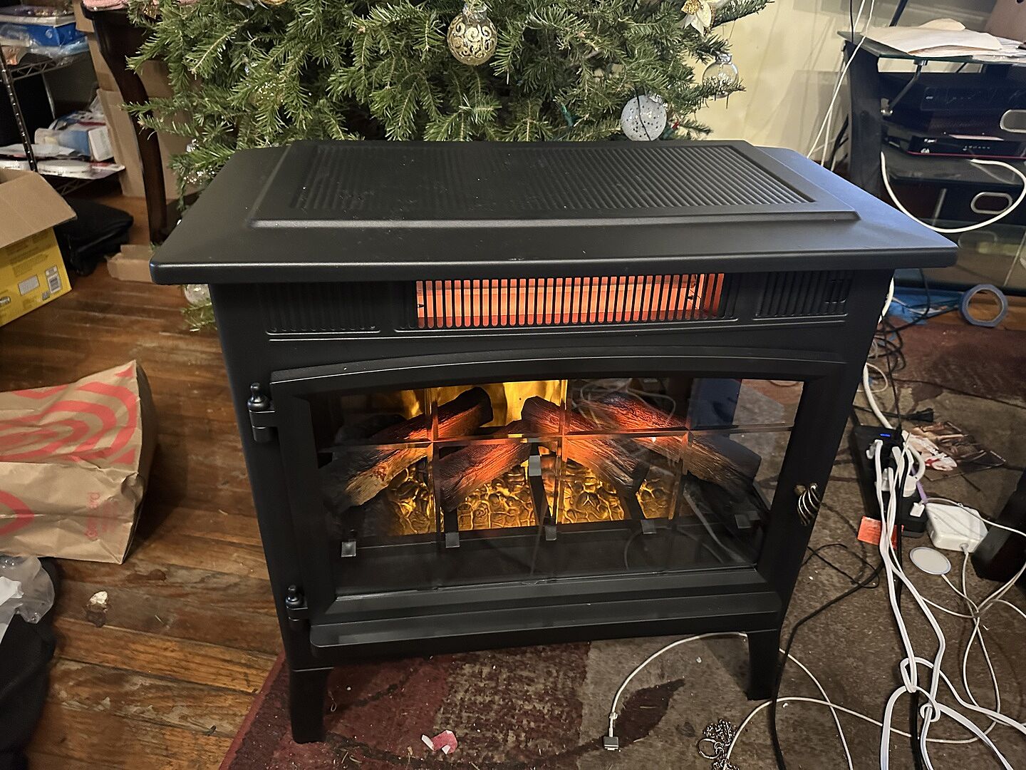 Duraflame 3D Bronze Infrared Electric Fireplace Stove with