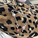 Heart Station Charm Bracelet