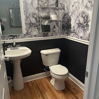 Dark Floral Charcoal Rose Flower Wallpaper Mural Beautiful paper