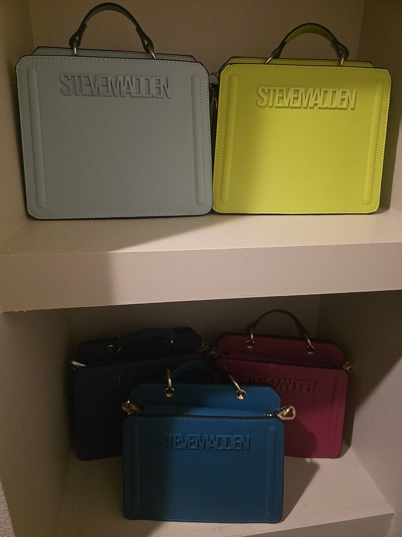 新作 ☆ Steve Madden Evelyn Bag Classic ☆ グレーセージ EVELYN Bag Wine Women's Top-Handle Handbag – Steve Madden