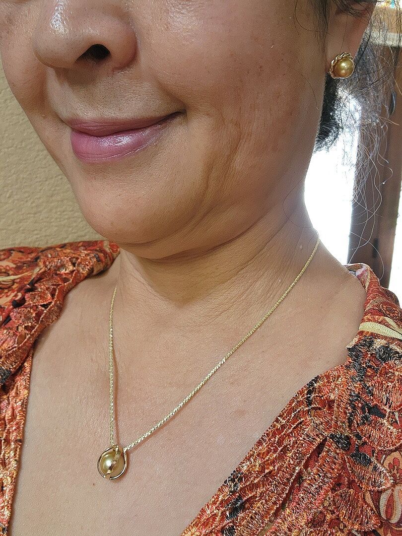 Golden South Sea Pearl Necklace