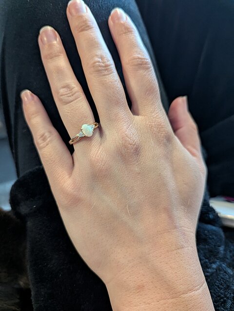 Happy fiancé!!