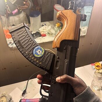 Century Arms Micro Draco 7.62x39mm AK Pistol, Blue - HG2797-N Gun has very sharp edges