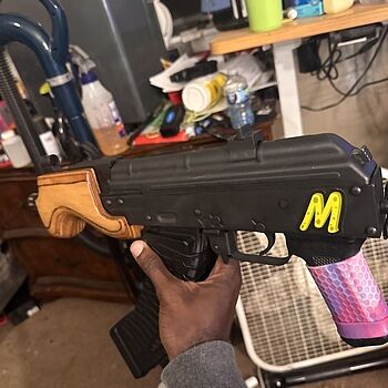 Century Arms Micro Draco 7.62x39mm AK Pistol, Blue - HG2797-N Gun has very sharp edges