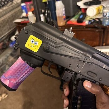 Century Arms Micro Draco 7.62x39mm AK Pistol, Blue - HG2797-N Gun has very sharp edges