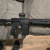 PSA PA-15 7" Phosphate 1/7 Pistol-Length 5.56 NATO MFT Battlelink EPT Marauder Pistol, w/Romeo 5 Black