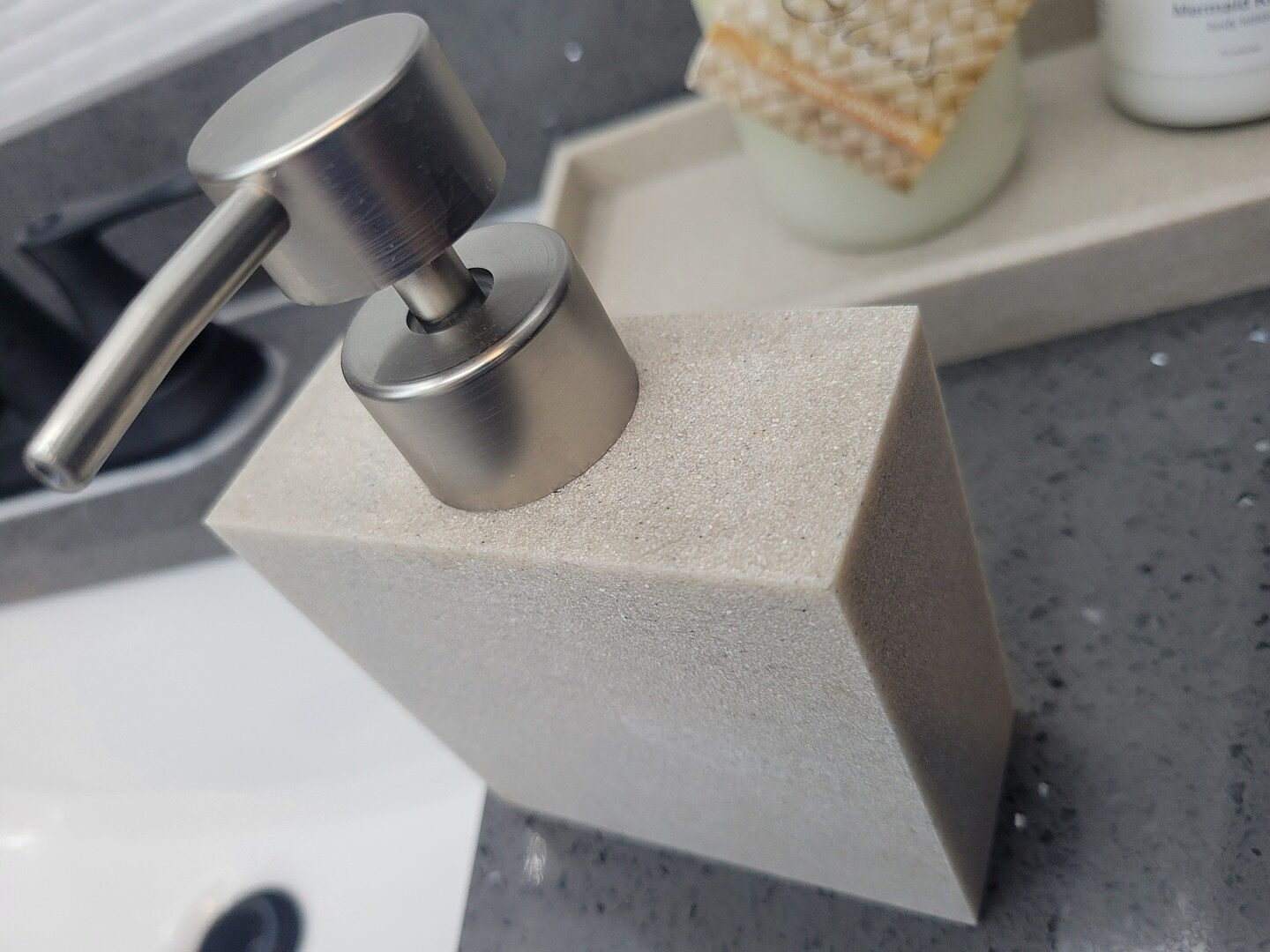 Popular Bath Erica, Resina, Grigio, Waste Basket Popular Bath Erica, Resina, Grigio, Waste Basket