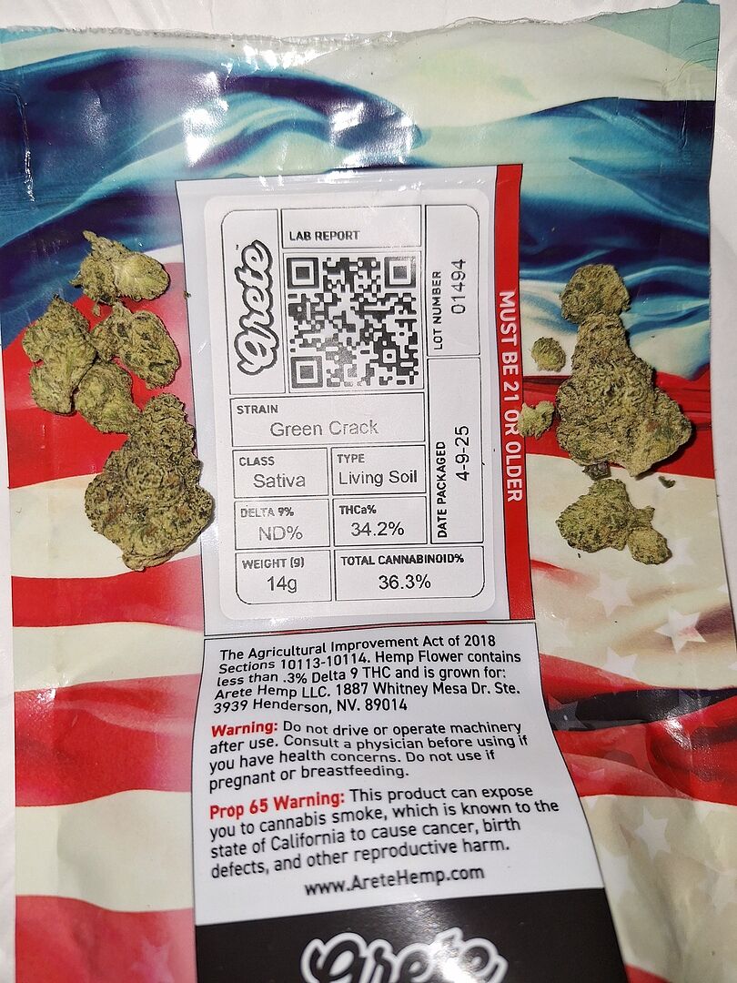 【Hybrid】Green Crack 1ml CBD 01 CBD Vape Cartridge / Green Crack / New Standard Hemp