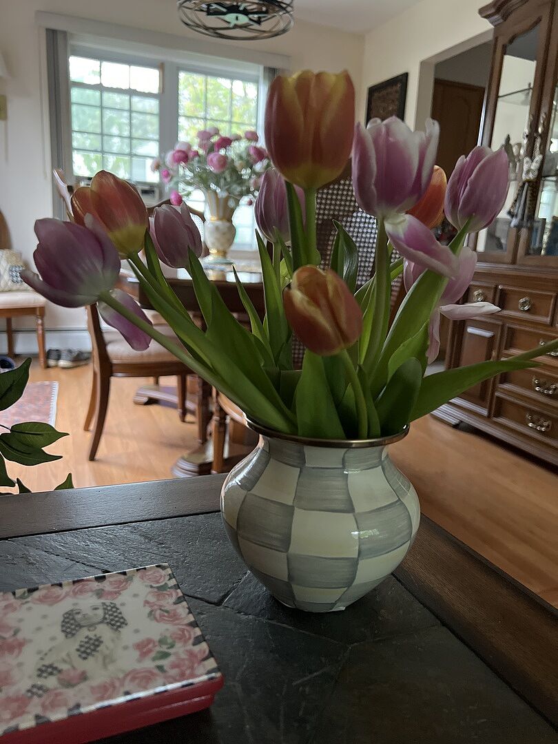 MacKenzie-Childs | Courtly Check Enamel Vase