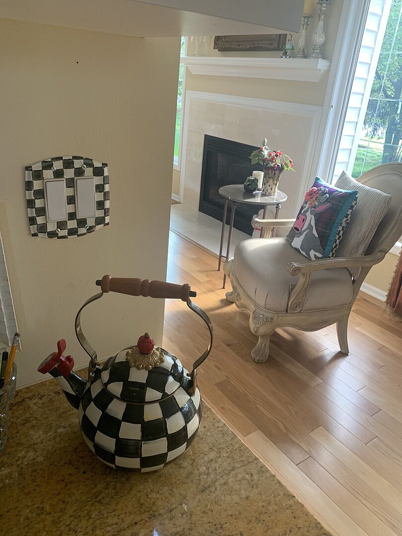 MacKenzie-Childs Courtly Check Double Outlet Cover