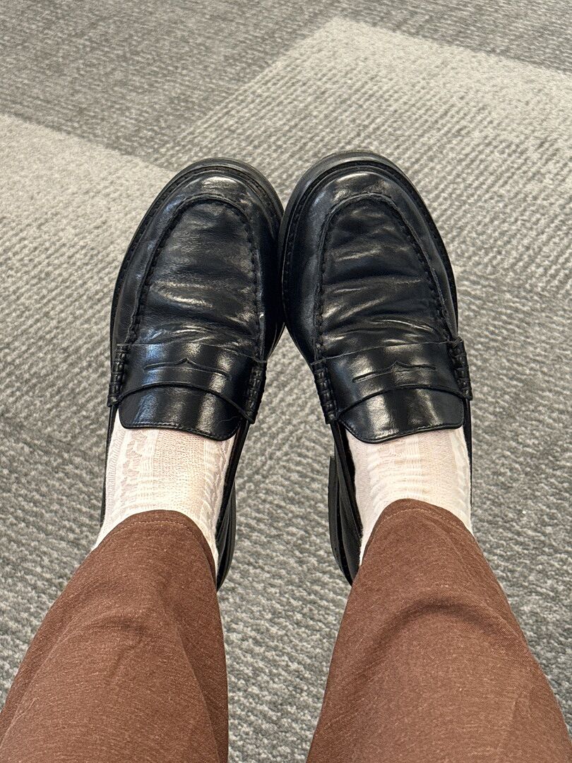 MADISON Black Leather Women's Penny Loafer – Steve Madden