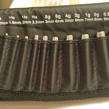 13 Piece Insertion Taper Set Calor Style 18g-00g Body Piercing Tapers
