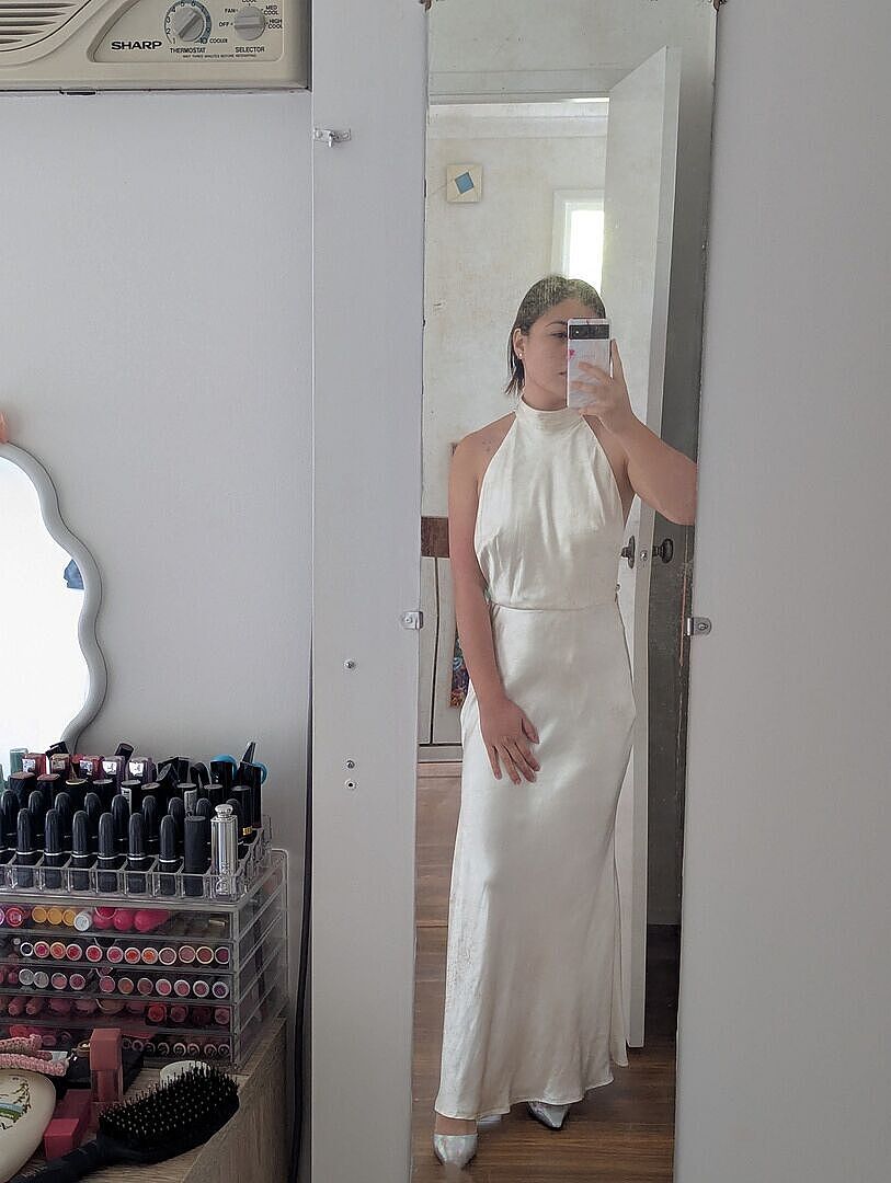 strapless open back dress Sir The Label Cinta Open Back Mini - Size 2 main image 0