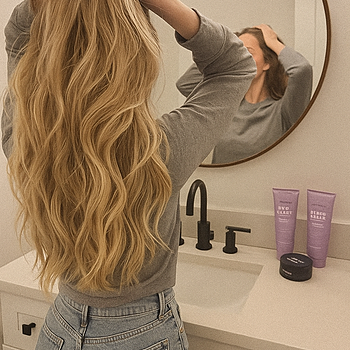 Brun Miel & Blond Cendré #12/24 Cousues Cheveux Naturels j'aime