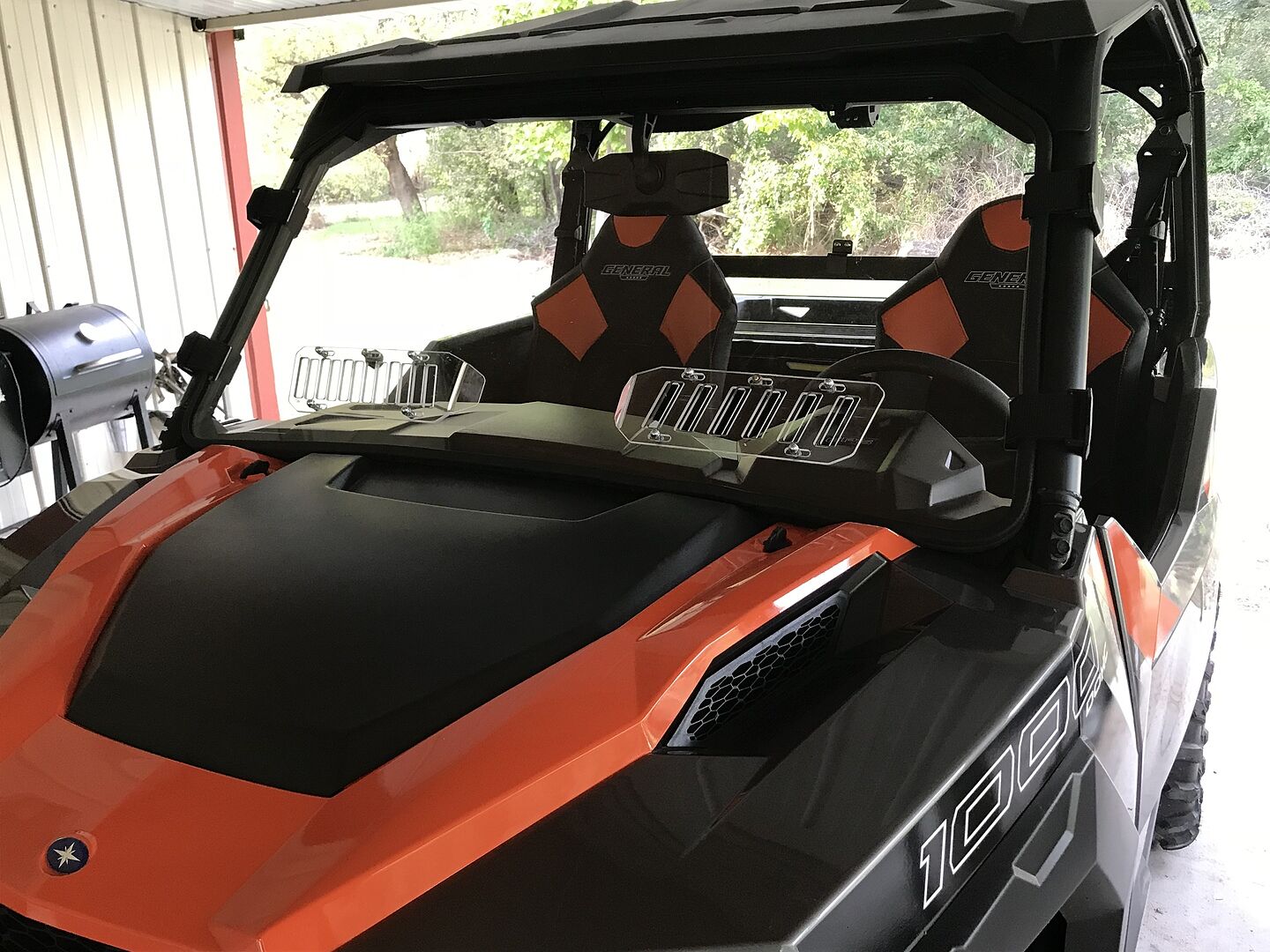 General 1000 Scratch Resistant Full Windshield  SuperATV WS P GEN1K 70