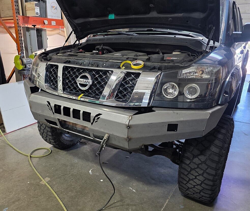 Falcon Front Bumper Kit installed on NISSAN Titan 2003-2015