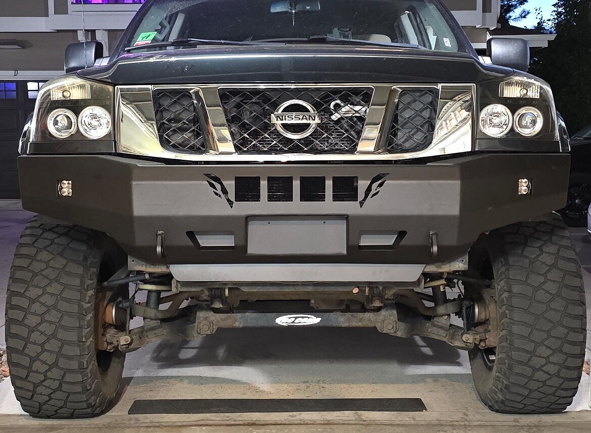 Falcon Front Bumper Kit installed on NISSAN Titan 2003-2015