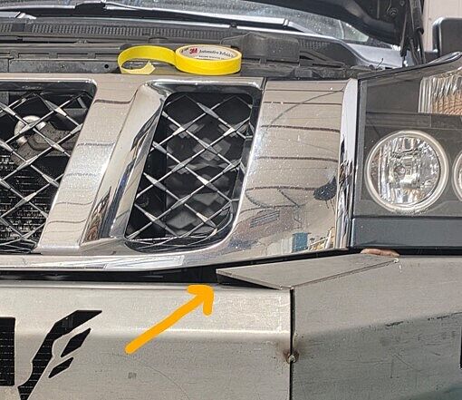 Falcon Front Bumper Kit installed on NISSAN Titan 2003-2015