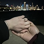 She said Yes! With a couple of tears.
