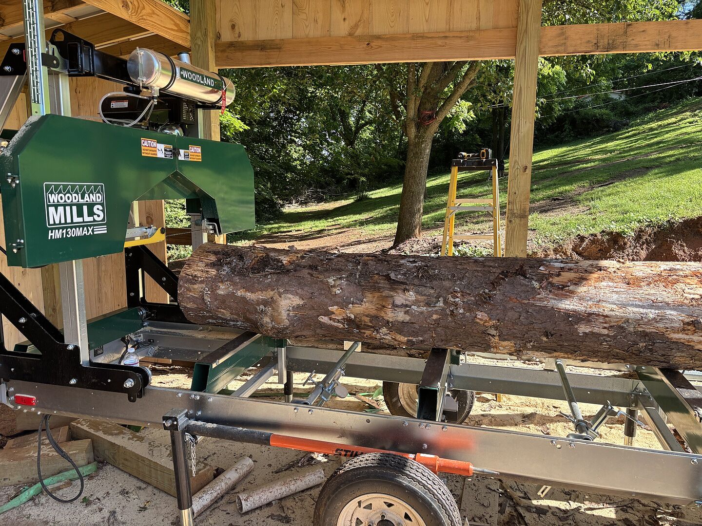 Greatest little manual saw mill on the market