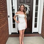 frequent the club dress white Hello Molly Frequent the Club Dress S (4-6)