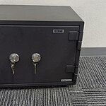 送料無料】 【エーコー】家庭用 小型 耐火金庫 ダブルシリンダー錠