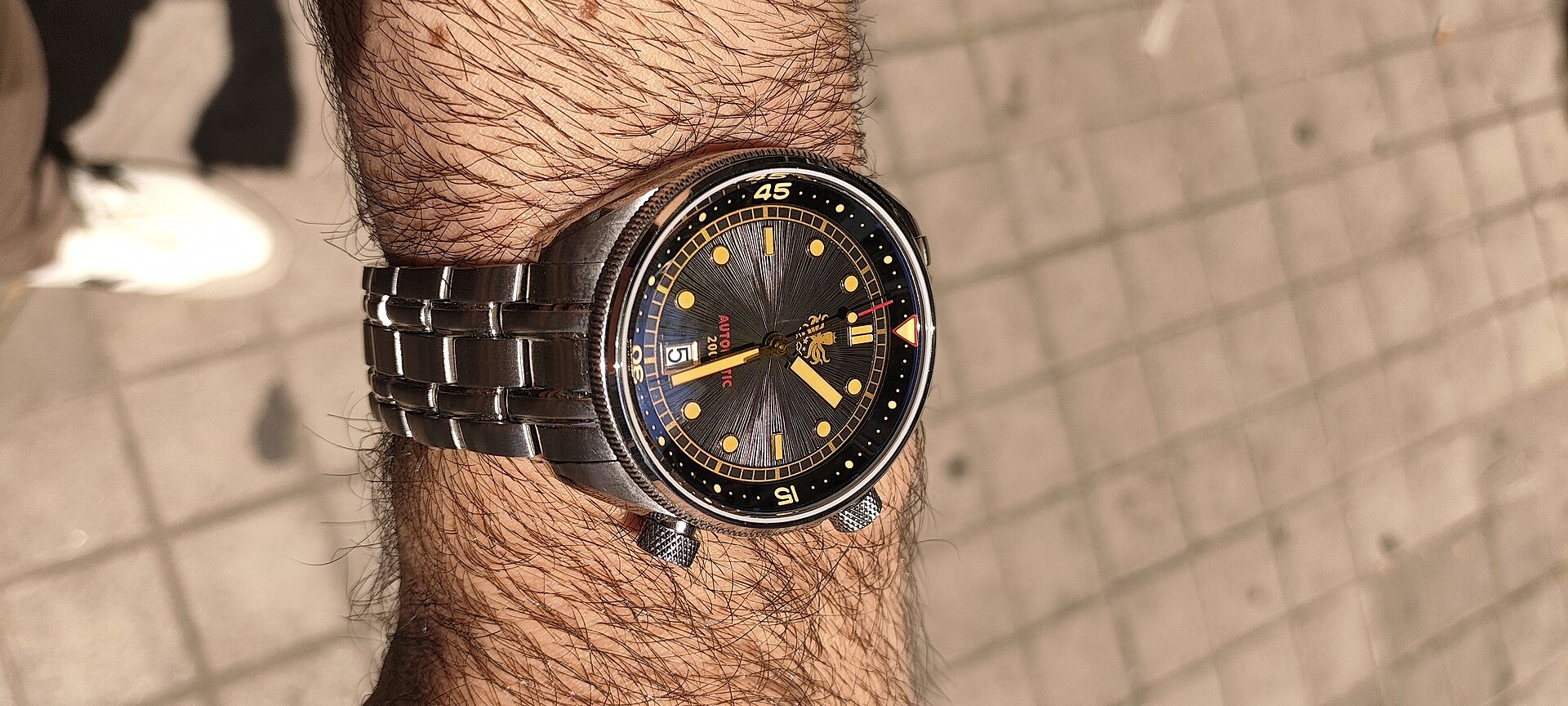 PHOIBOS EAGLE RAY 200M Automatic Compressor Dive Watch PY039D