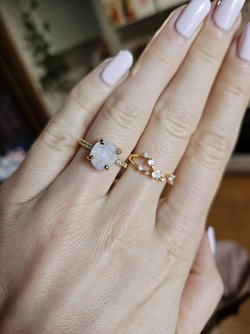 【Moon Magic】My Match ムーンストーンリング Moonstone Ring - My Match – Moon Magic