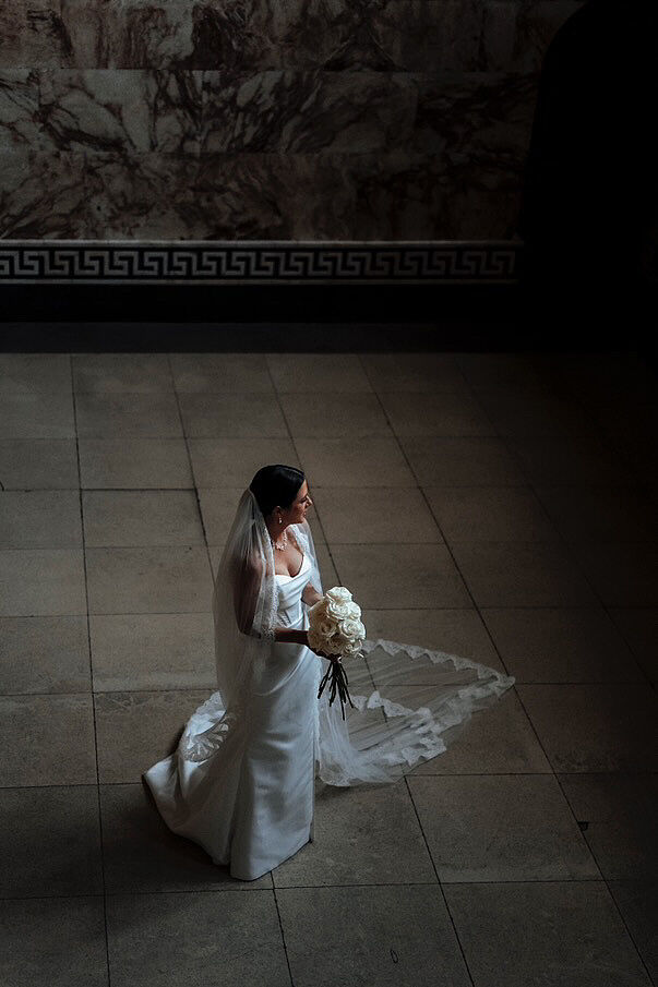 Nicole H., real Britten bride