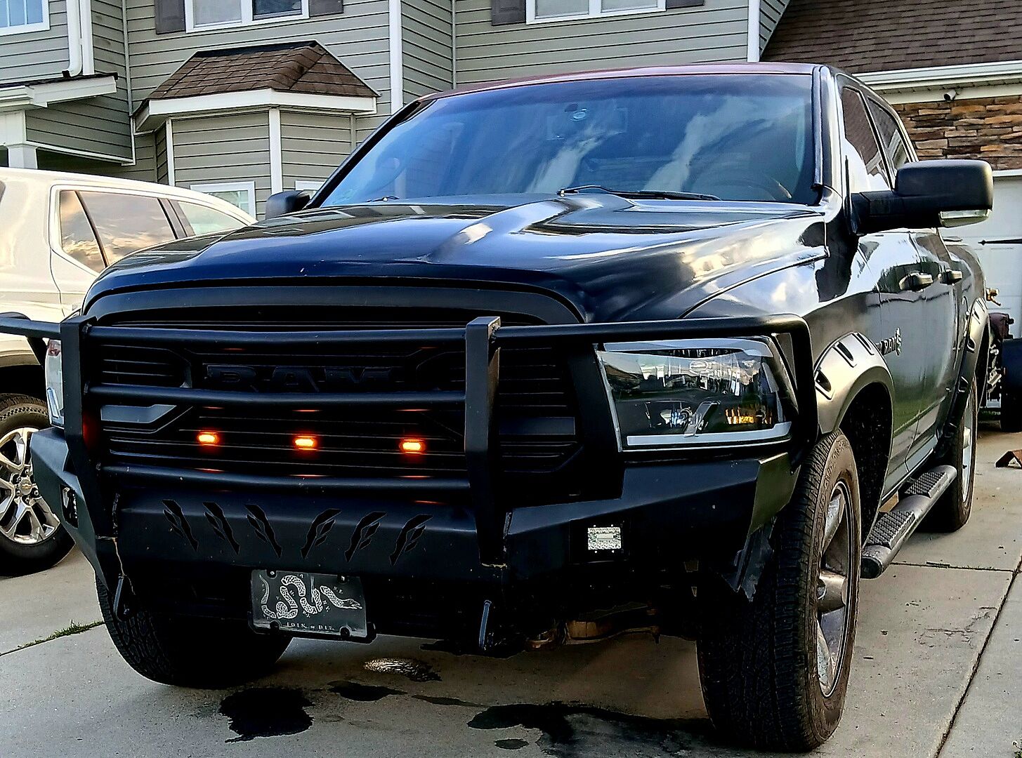 Falcon Front Bumper Kit installed on DODGE Ram 1500 2009
