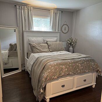 Spencer Full White Storage Platform Bed Love the new bed and