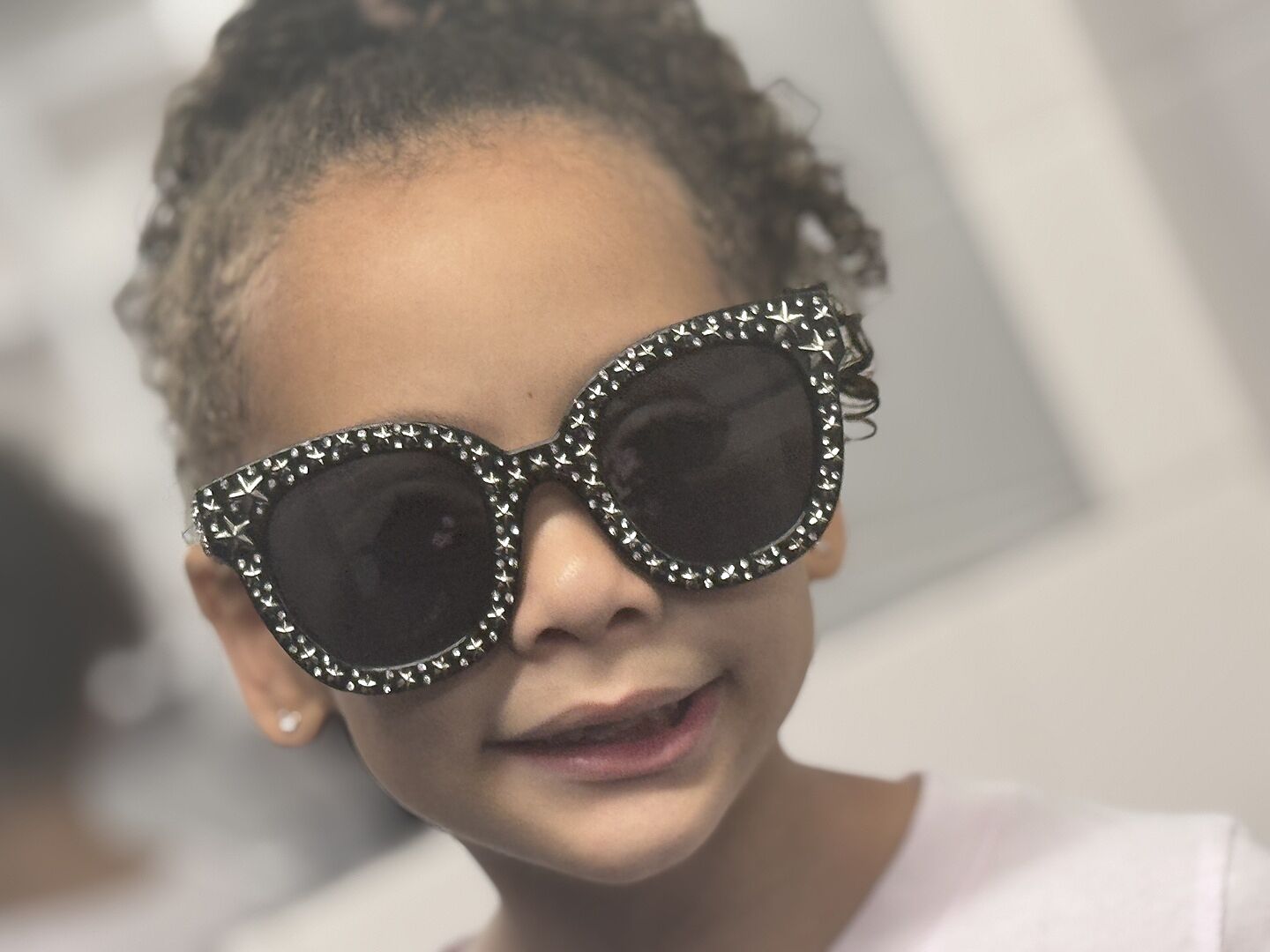 LOLA Statement Sunglasses Rhinestone Bling Trendy Festival Sparkly Custom accessories-crystal-wing-  main image 4
