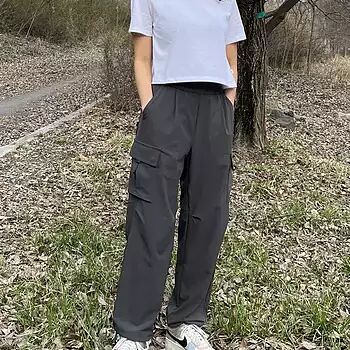 ★andar★ Airy Fit Sweat Two Way Cargo Pants Airst 2 Way Cargo Pants – andar Singapore