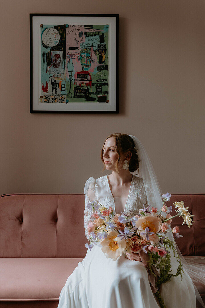 Claire M., real Britten bride