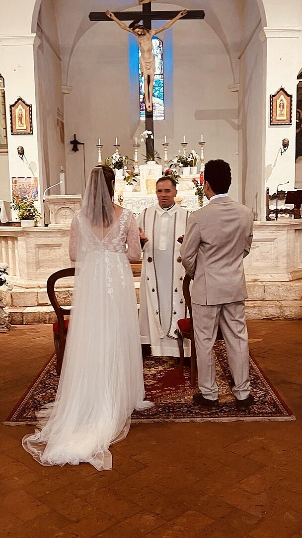 Paula F., real Britten bride