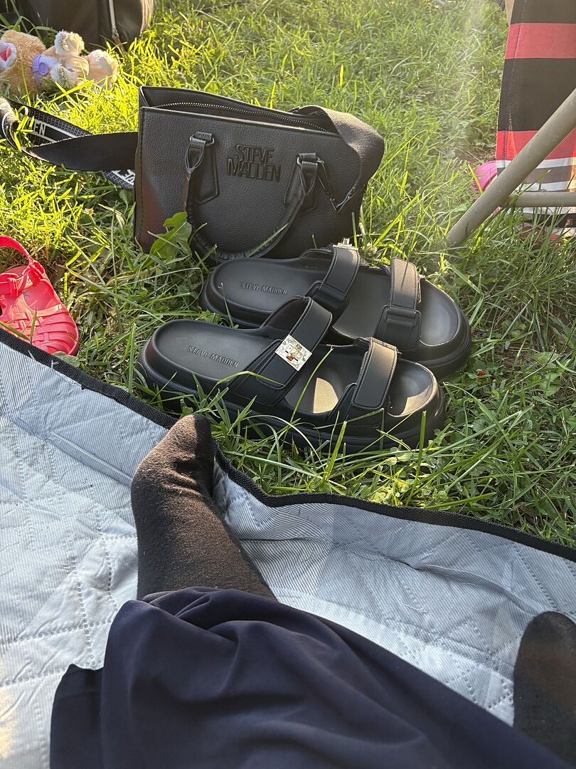 BIGSCHMONA JELLY Black Women's Platform Slide Sandal – Steve