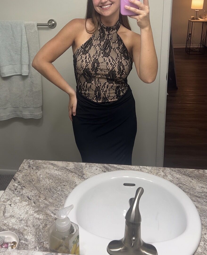 Lovelight Lace Bodice Halter Maxi Dress Black | Selfie Leslie Lovelight Lace Bodice Halter Maxi Dress Black | Selfie Leslie