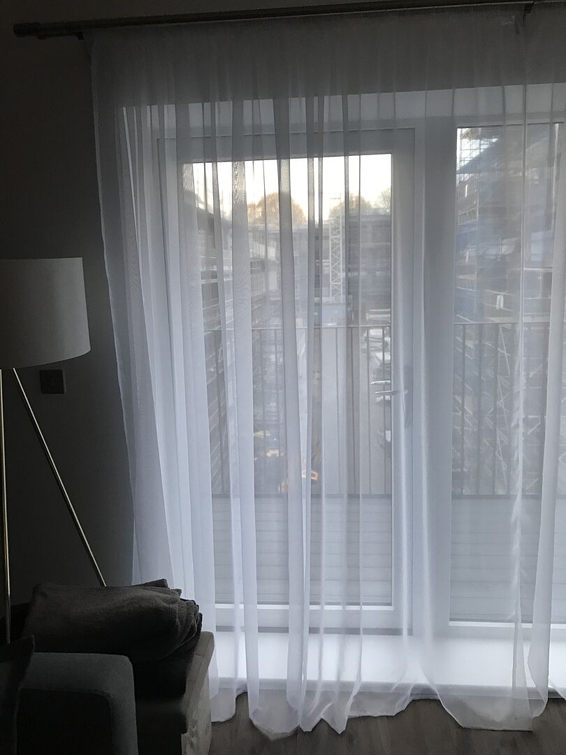 White Tape Top Voile Panel from Net Curtains Direct