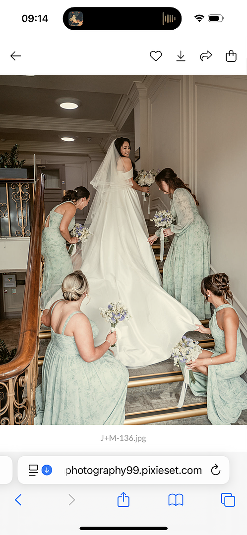 Maisie P., real Britten bride