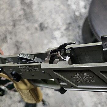 PSA Sabre AR-V 8" 9mm Pistol w/ SBA4 Brace, Moss Green
