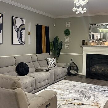 Rumor Gray 131'' Power Reclining 6 Piece Sectional with Power Headrest We absolutely love our new