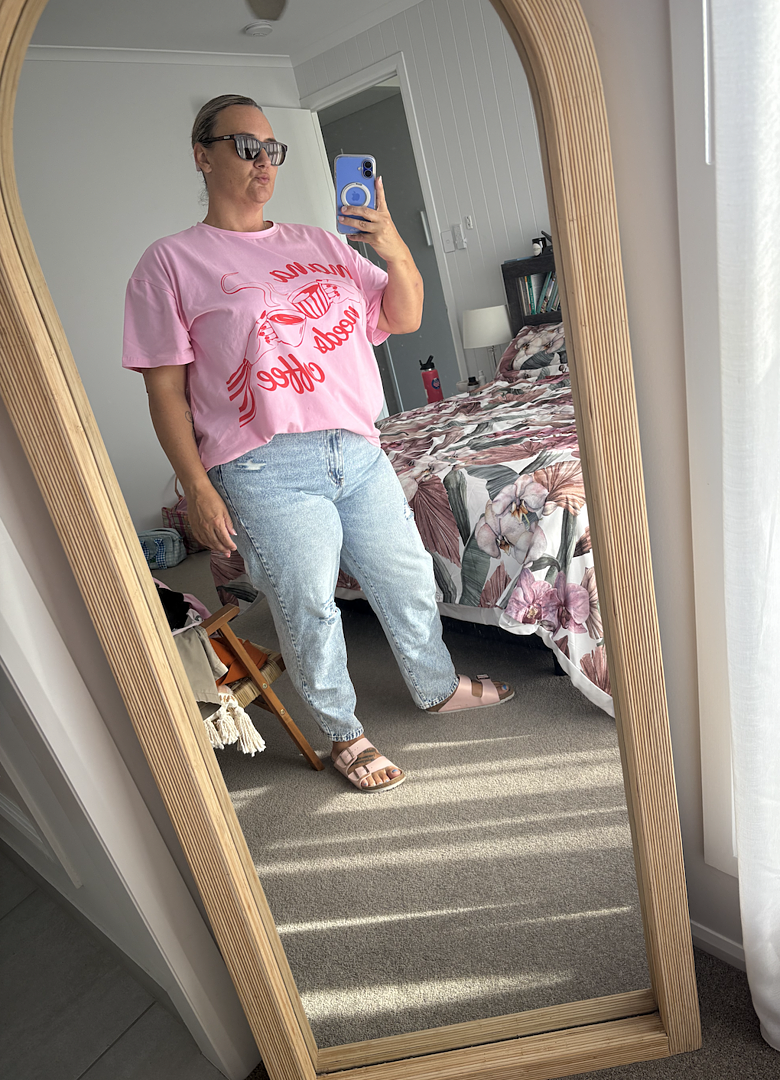 Choose Kindness Tee in Peach photo review